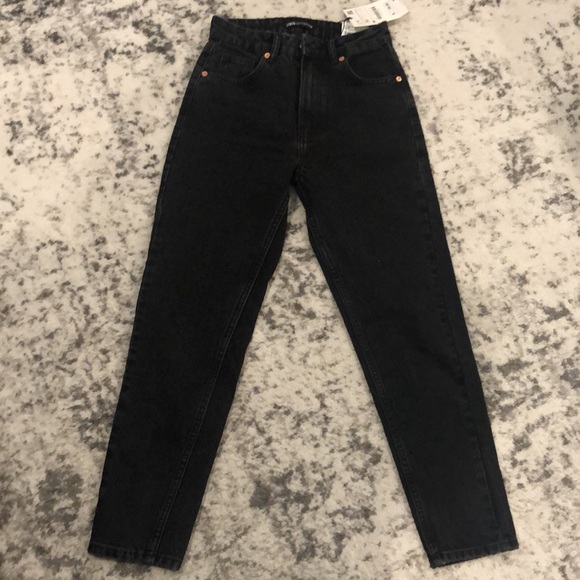 NWT Zara Mom Fit Ankle Jeans - Picture 3 of 5
